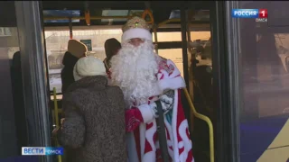 В новогодние каникулы общественный транспорт в Омске будет работать в режиме выходного дня