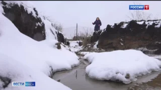 В Омской области с затопленных участков в Осташково начала уходить вода