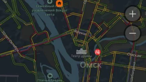 В Омске в первый рабочий день 2026 обошлось без больших пробок