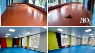 В Омске в филиале спортивной школы завершили ремонт зала и раздевалок