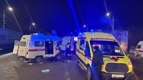 СК проверяет ДТП с участием скорой помощи на трассе Тюмень—Омск