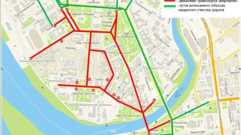 В Омске действуют ограничения на дорогах