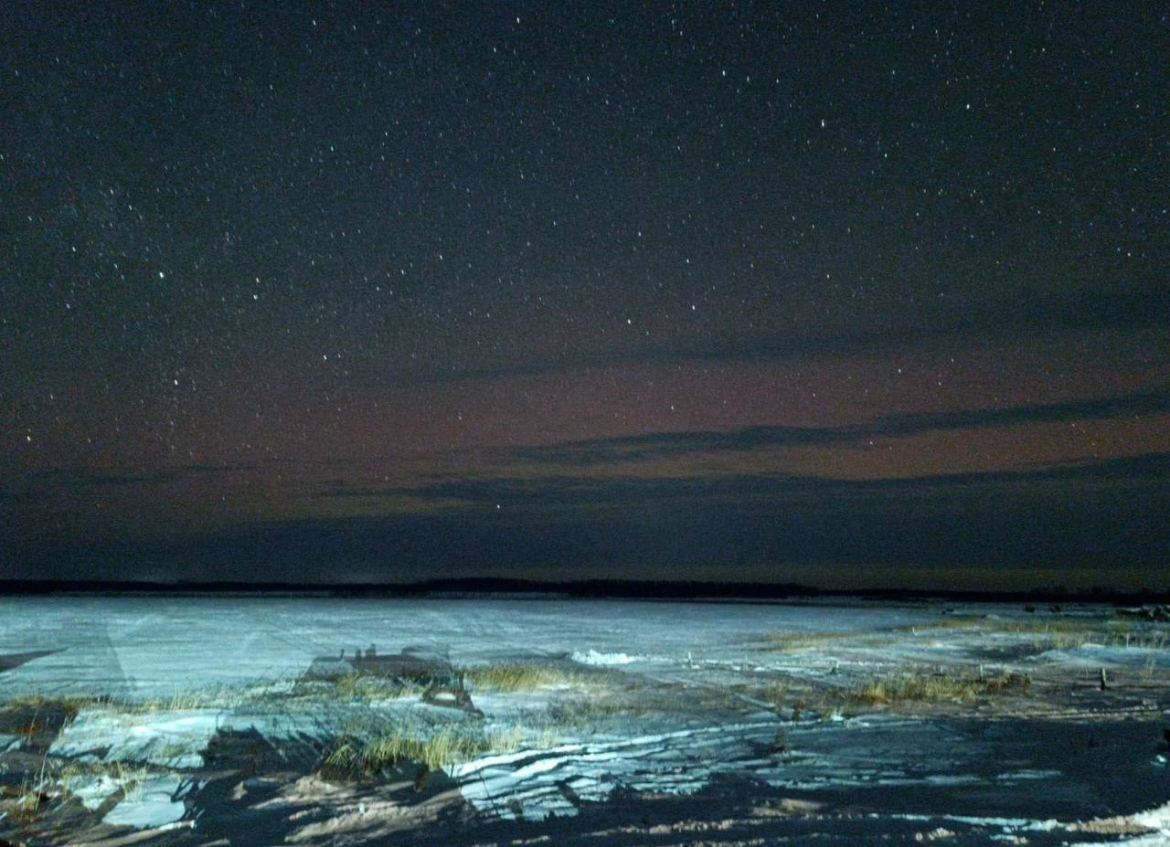Первое в этом году полярное сияние заметили над Омской областью