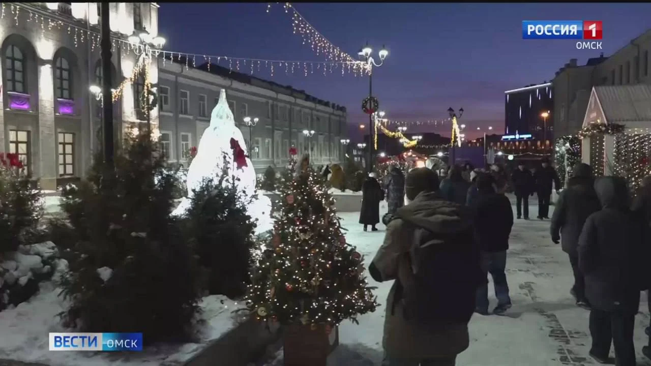 В Омске пройдет вечерняя программа на главной сцене Пешеходного Зимнего Любинского