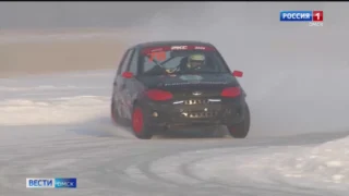 Чемпионат Омской области по гонкам на льду прошёл на Жёлтом озере в Марьяновском районе