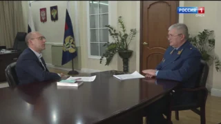 Прокурор Омской области Алексей Афанасьев дал большое эксклюзивное интервью ГТРК «Иртыш»