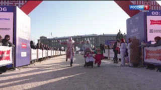 В Омске прошел Рождественский полумарафон