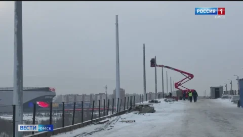 В Омске на мосту у Телецентра приступили к последнему этапу работ на левой стороне