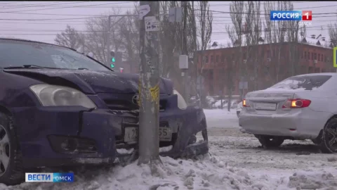 В Омской области федеральные и региональные трассы были закрыты для движения транспорта
