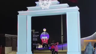 В Омске продолжается празднование Нового года