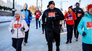 Заместитель председателя Правительства Омской области присоединился к Рождественскому полумарафону