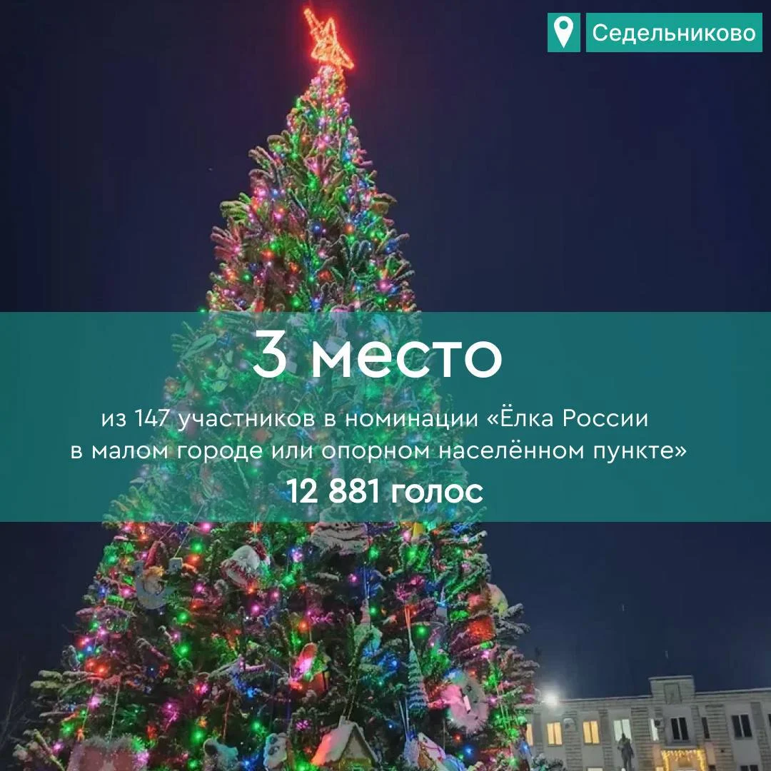 Ёлочки из Омской области вошли в число призёров конкурса «Ёлка России»