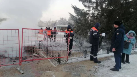 В Ленинском округе завершили работы на трубопроводе