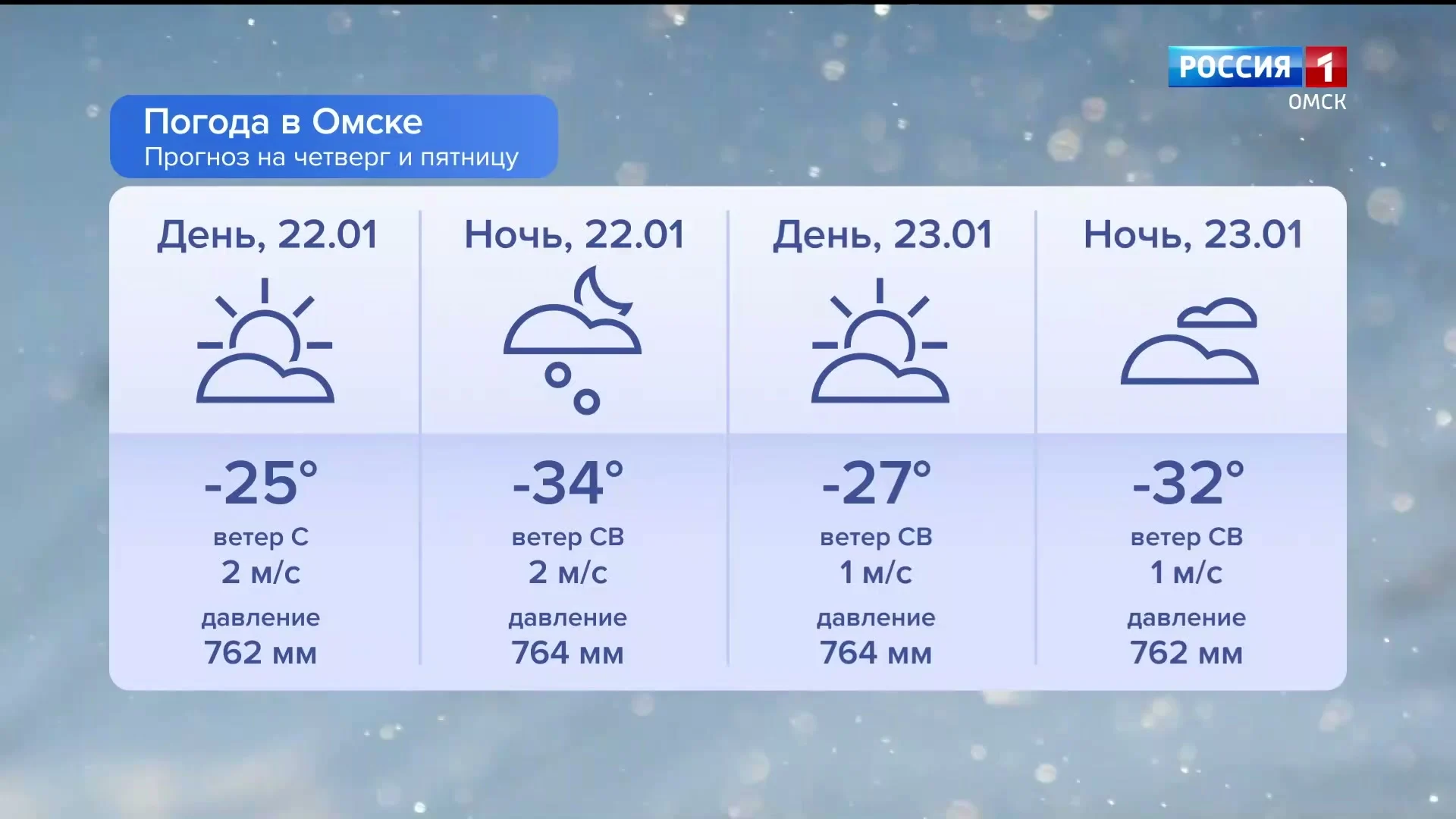 Этой ночью в ряде районов Омской области температура опускалась до -40 градусов