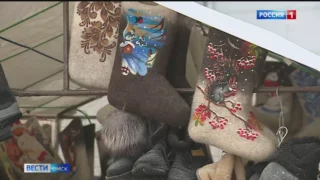 Омичи начали массово скупать валенки, шапки и теплые вязаные носки из-за морозов