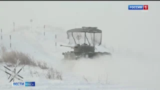 Большие учения прошли на омском полигоне учебного центра ВДВ