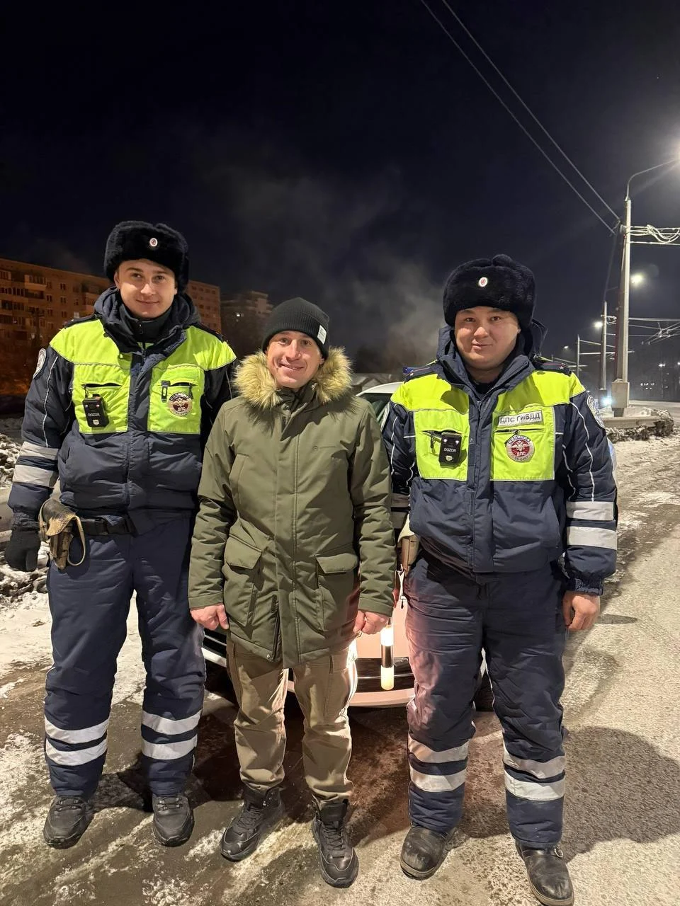 Омич поблагодарил ДПС за спасение родственника 