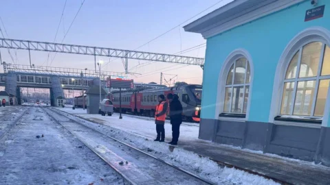 Мужчина попал под тепловоз на станции Омск‑Пассажирский