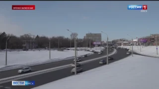 В Омске на улице Госпитальной проводятся ремонтные работы