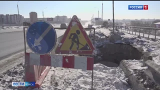 В Омске приступили к строительству ливневой канализации на правой стороне моста 60-летия ВЛКСМ