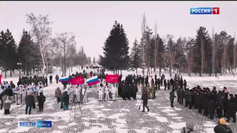 Торжественные мероприятия в честь Дня защитника Отечества прошли в парке Победы