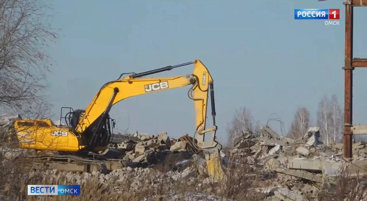 На территории будущего аэропорта «Омск-Федоровка» демонтированы все старые постройки