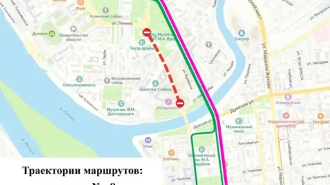 В эти выходные в Омске изменится движение транспорта