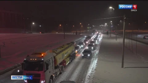 На Омский регион вновь надвигается снежная буря