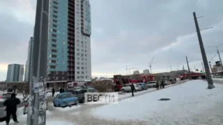 В Омске пожар в Кузьминках потушен