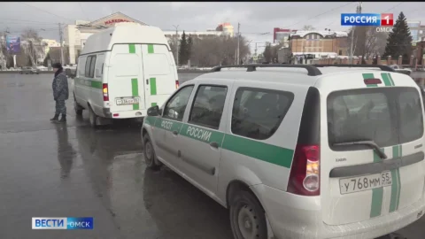 В Омске ловили должников