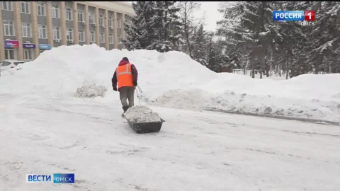 Погода в Омской области бьет рекорды по количеству снега
