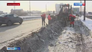 Сколько снега вывозят на полигоны и сколько задействовано дорожников на омских улицах?