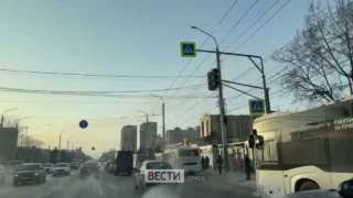 В Омске на Водниках образовалась пробка