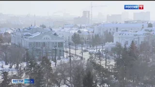 В Омске мокрый снег, который шёл почти сутки, возобновится