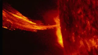 На Солнце произошла сильная вспышка