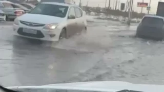 Потоп на дублёре улицы Лукашевича в Омске устранили