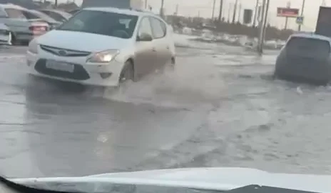 Потоп на дублёре улицы Лукашевича в Омске устранили