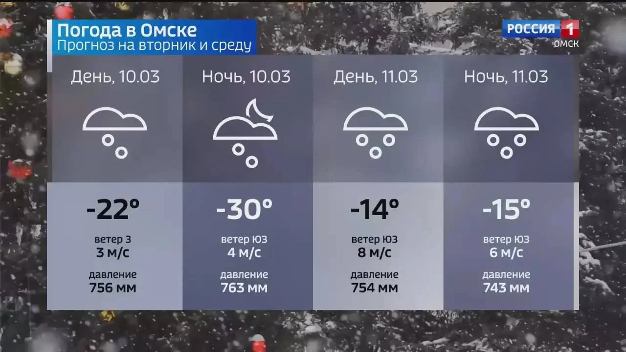 Волна холодов вновь накрыла Омскую область