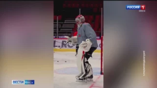 Омский «Авангард» перед стартом серии плей-офф провёл открытую тренировку