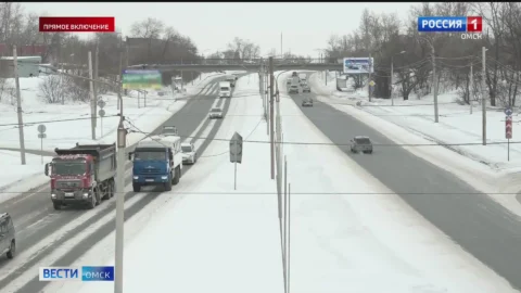 Омск приходит в себя после сильнейшей метели