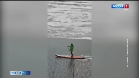 Весенний паводок продолжает наступать на Омск