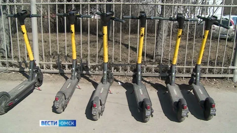 На омских улицах снова появились электросамокаты
