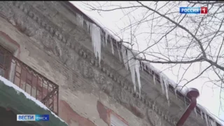 В Омской области мощный штормовой ветер со снегом наконец прекратился