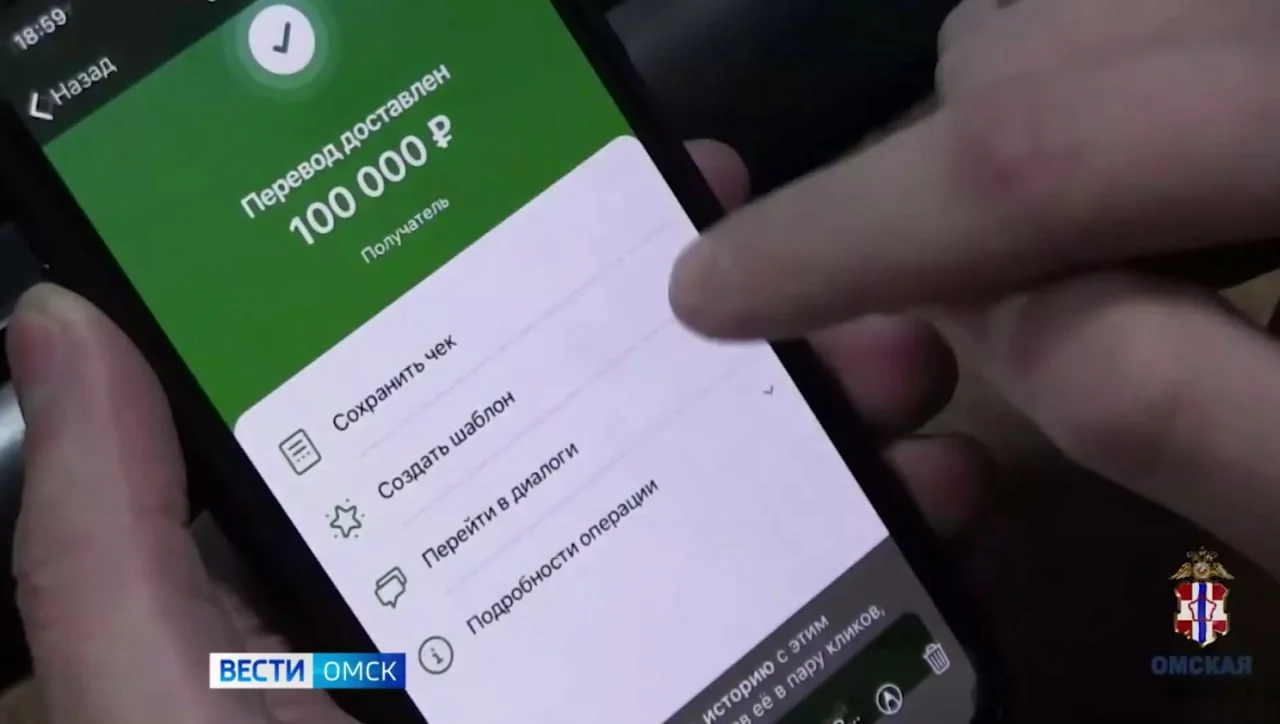 В Омском районе задержан вор, который перевел 100 тысяч с чужого телефона на ставки