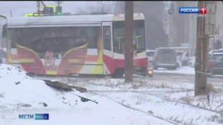 В Омске временно изменено движение трамваев