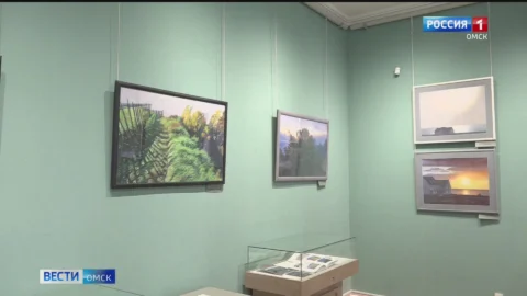 Омичи могут полюбоваться невероятной игрой света на картинах Людмилы Белозёровой