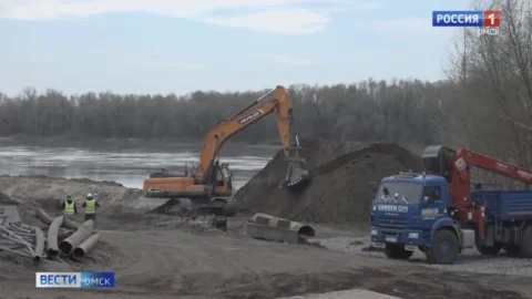В Омской крепости приступили к очередному этапу реконструкции прибрежной зоны