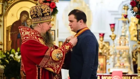 Губернатор Виталий Хоценко удостоен высокой награды Русской православной церкви