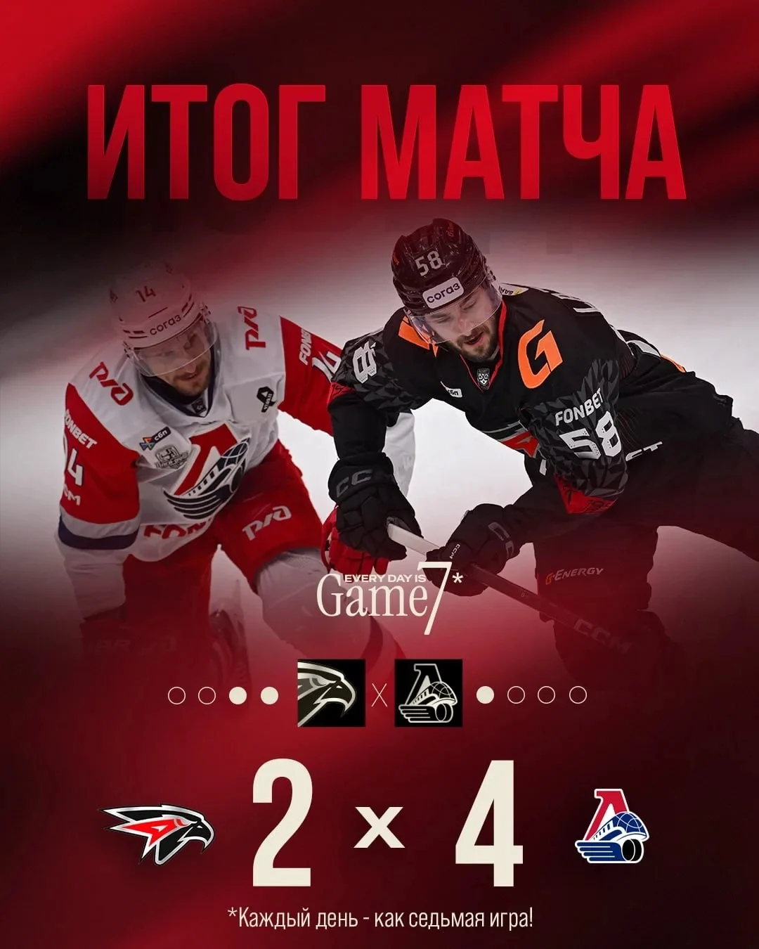 «Авангард» уступил «Локомотиву» в третьем матче серии