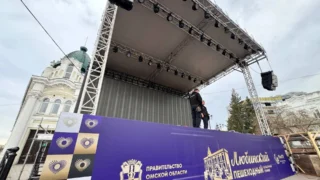 В Омске завершается монтаж главных локаций «Пешеходного Любинского»